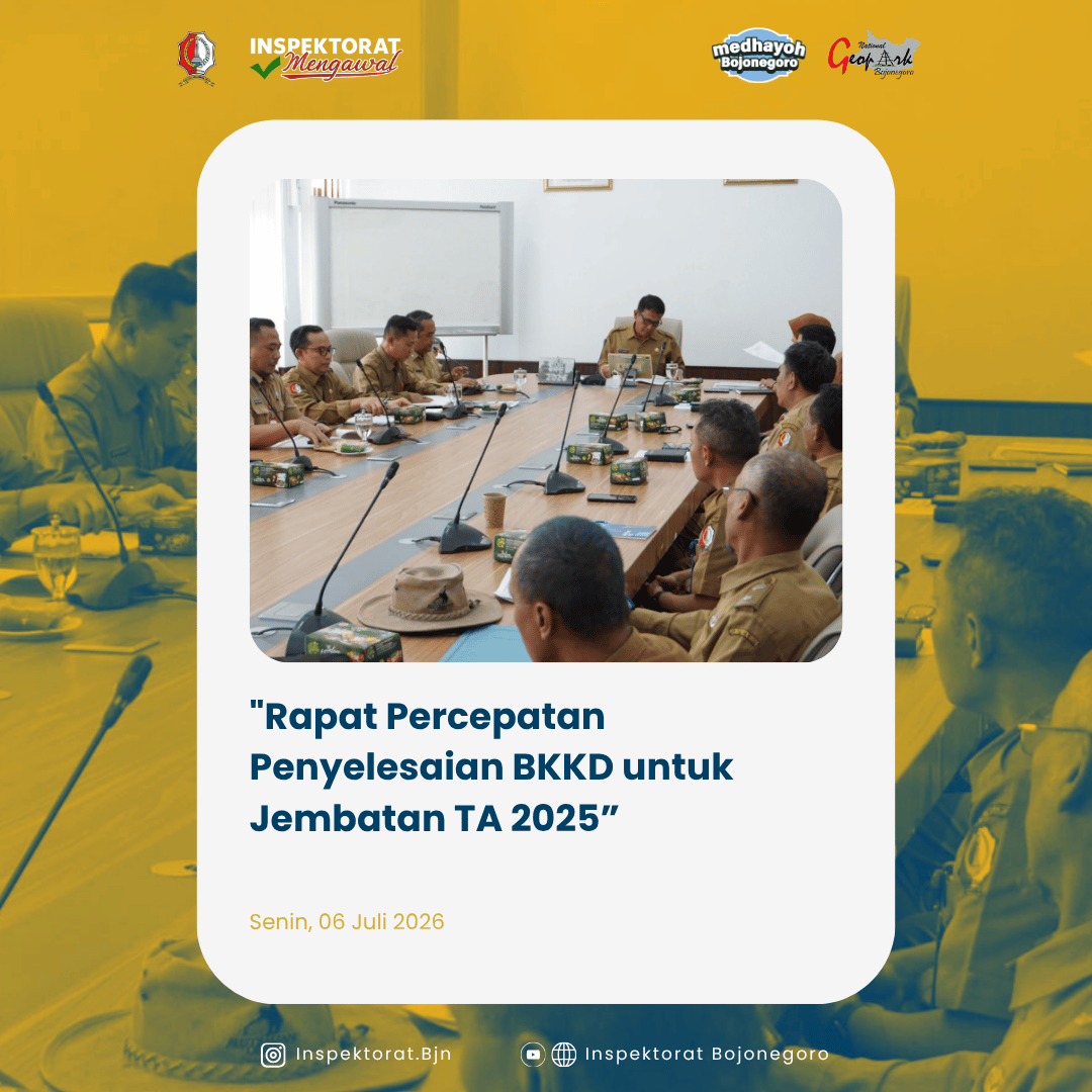 Komitmen Percepatan Penyelesaian BKKD dan Persiapan Pelaksanaan Tahun 2026