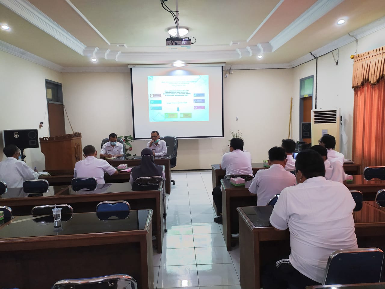 Evaluasi Renaksi ZI 2020 dan Paparan Renaksi 2021 5 OPD Piloting di Inspektorat Bojonegoro